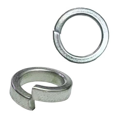HCLW14ZP 1/4" Hi-Collar Split Lock Washer, Med. Carbon, Zinc